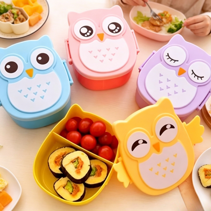 Baby Food Container - Marmita Plástica Portátil para Crianças e