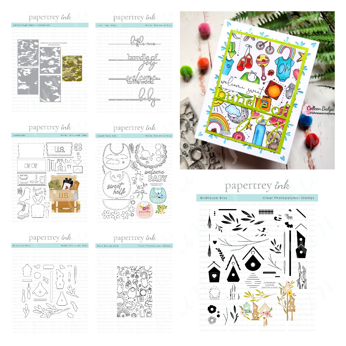 Baby Food Bag - Fundo do coração Hot Foil Plates