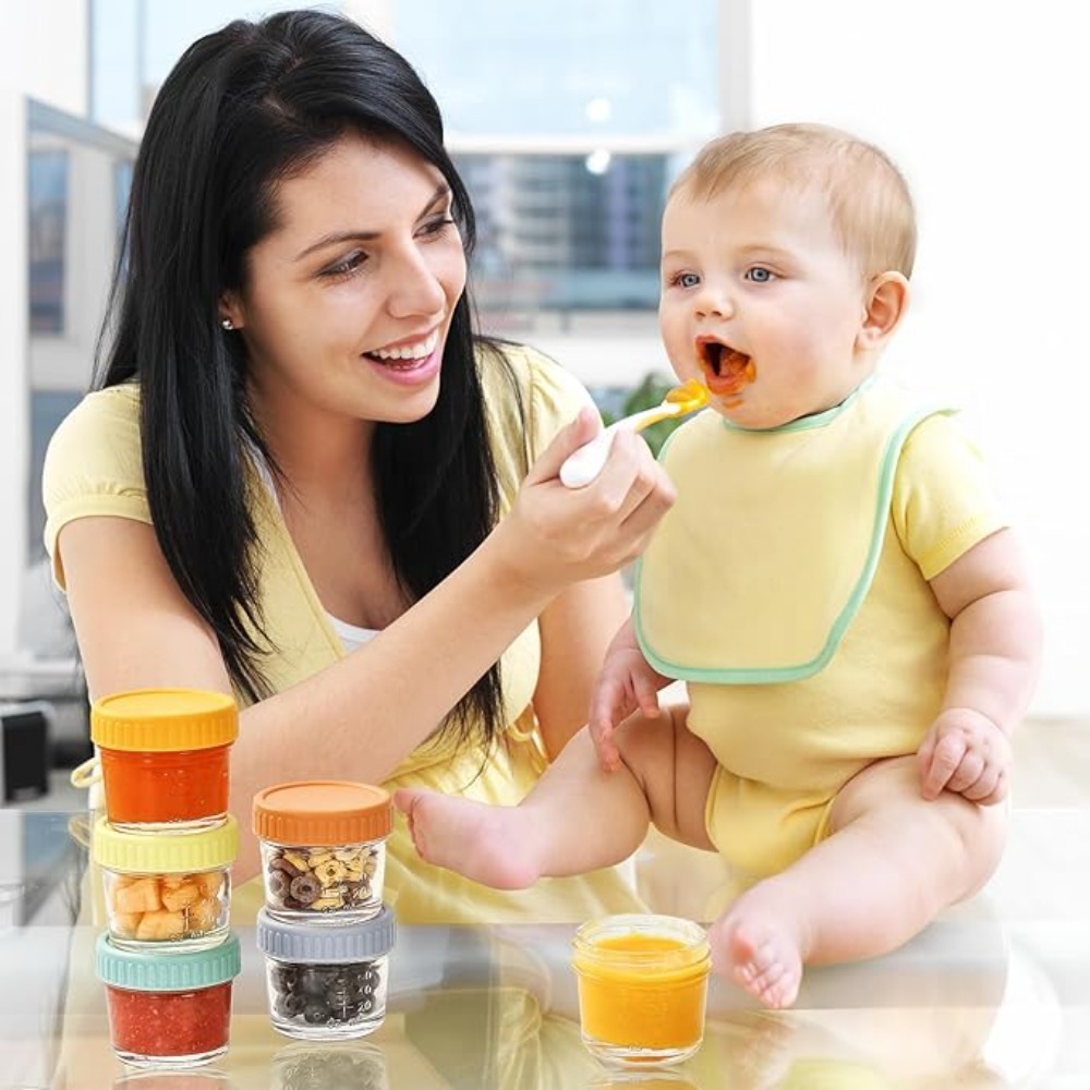 Baby Food In Jar - Conjunto de 6 Potes de Vidro