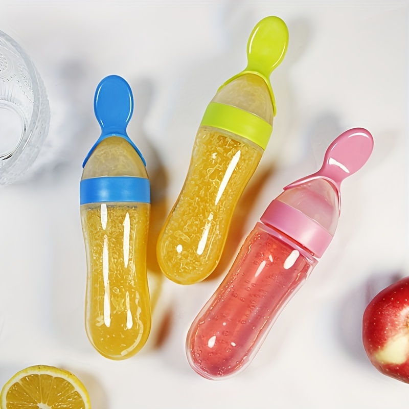 Baby Food Zone - Garrafa de silicone para alimentação de