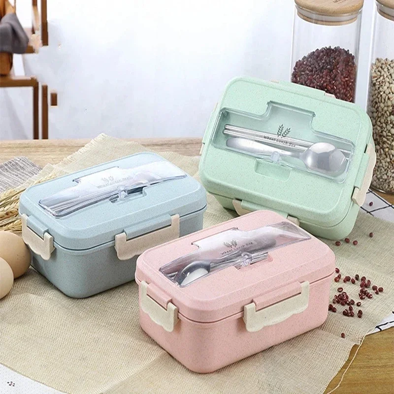 Baby Food Container - Caixa Bento de Palha de Trigo
