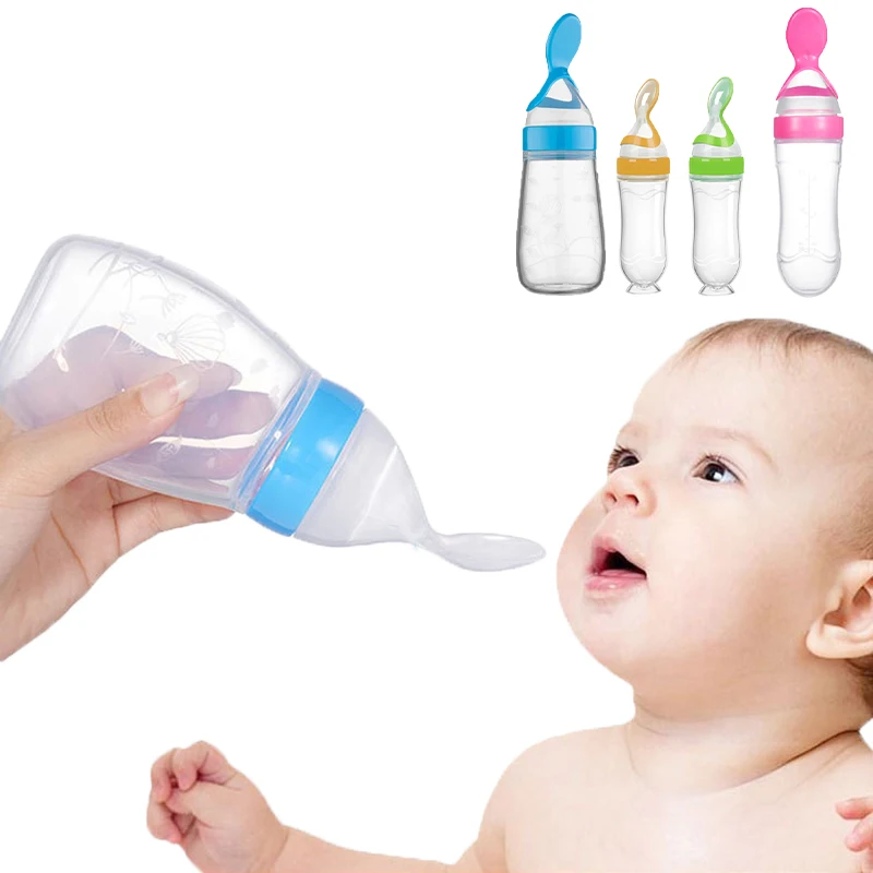 Baby Food Zone - Colher de garrafa de alimentação segura