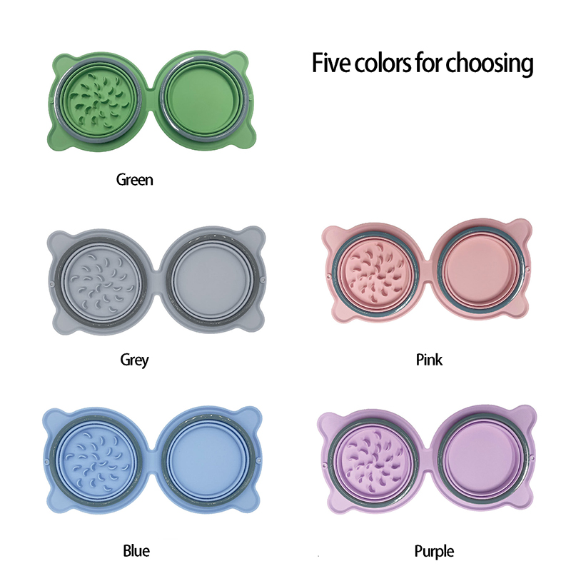 Tigelas de Silicone Dobráveis  - Baby Food Cat avaliação e preço