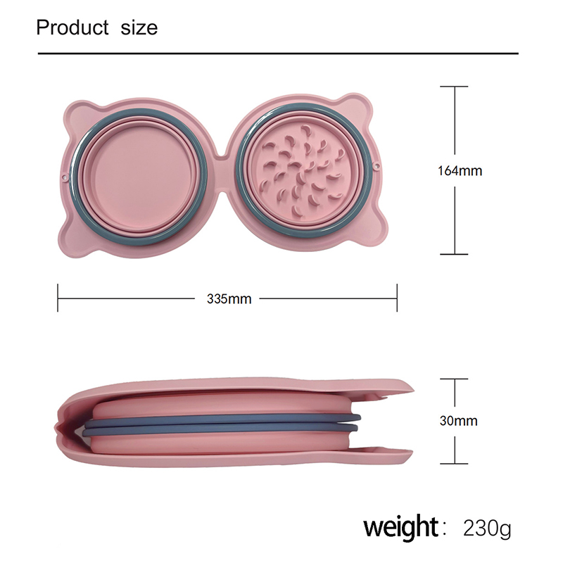 Tigelas de Silicone Dobráveis  - Baby Food Cat avaliação e preço