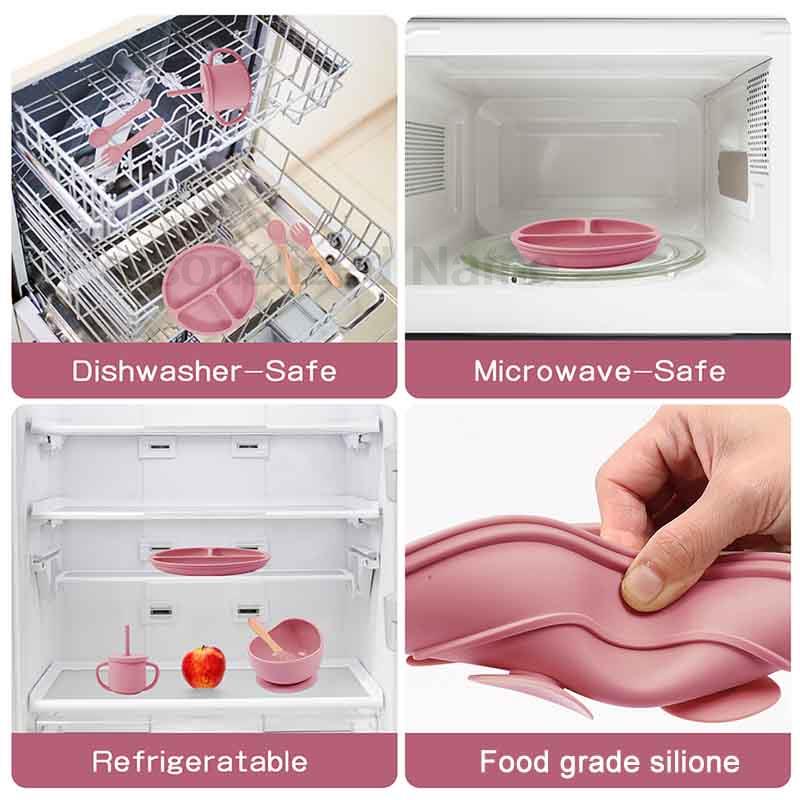 Conjunto de alimentação de beb - Silicone Suction Bowl avaliação e preço