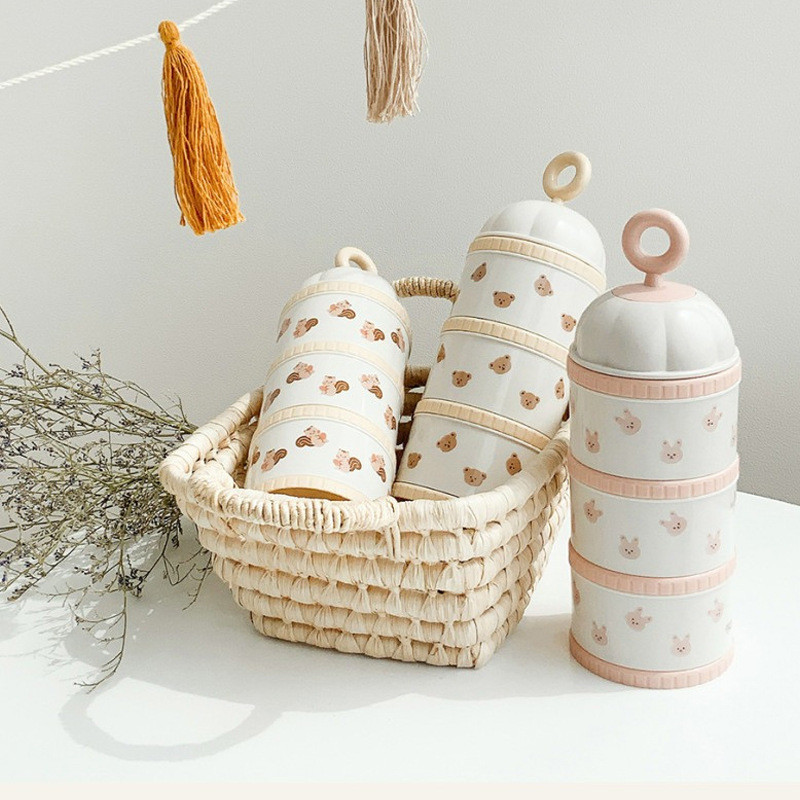 Urso bonito caixa de leite em  - Baby Food Zone avaliação e preço