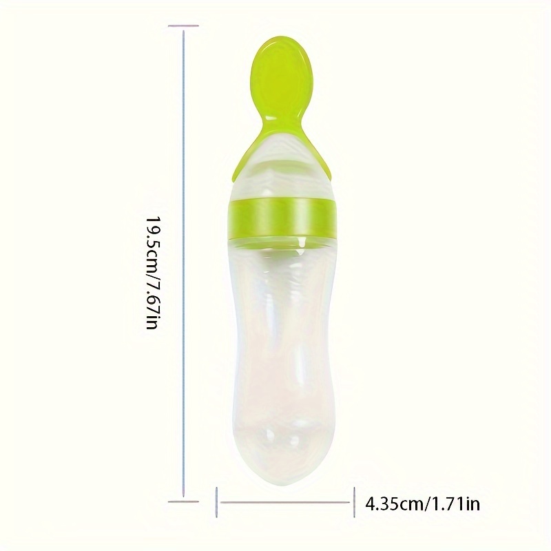 Garrafa de silicone para alime - Baby Food Zone avaliação e preço