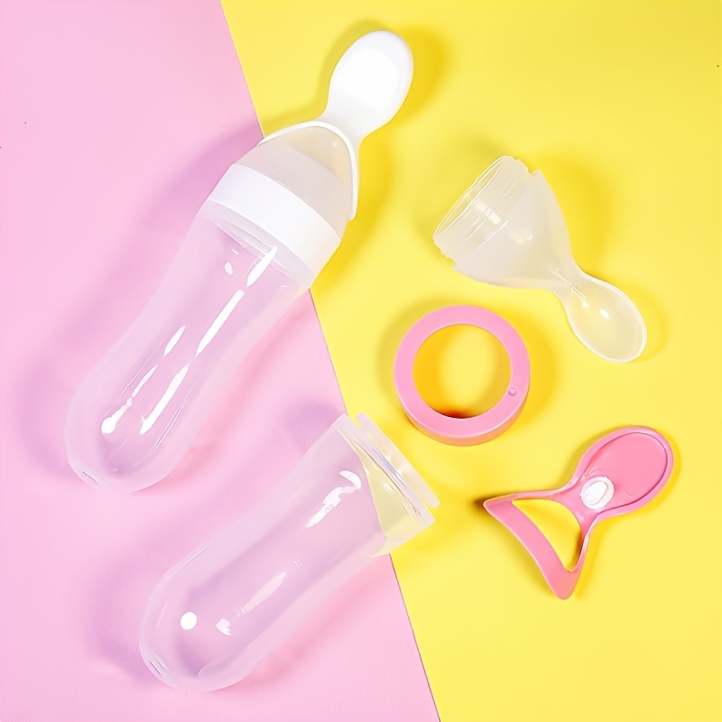 Garrafa de silicone para alime - Baby Food Zone avaliação e preço