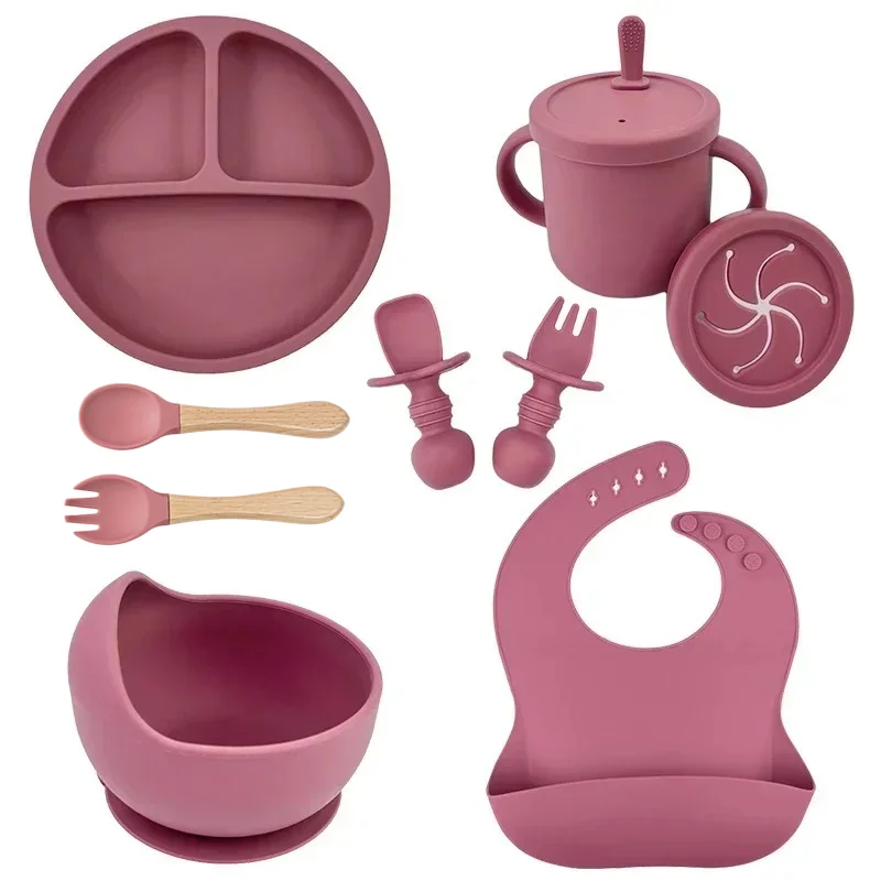 Conjunto de prato infantil de  - Silicone Suction Bowl avaliação e preço