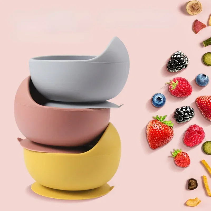 Conjunto de prato infantil de  - Silicone Suction Bowl avaliação e preço