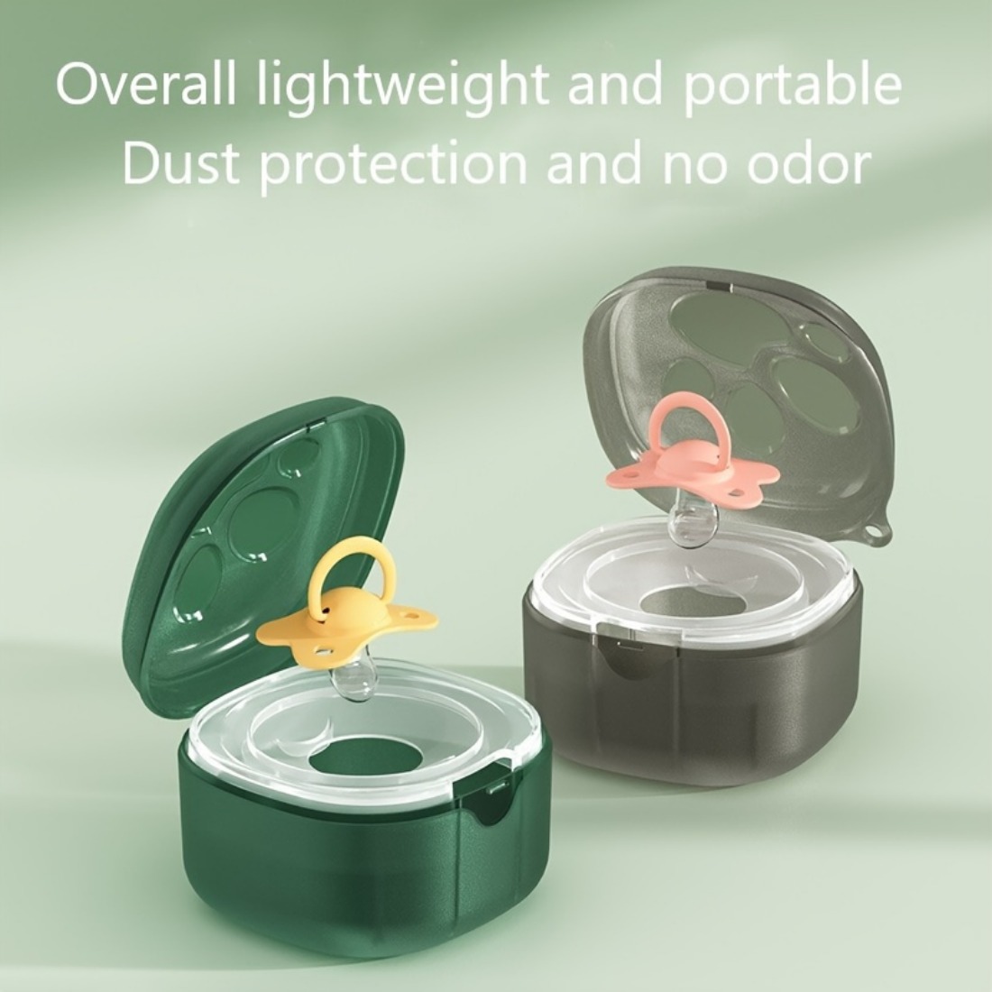 Caixa de chupeta de silicone d - Baby Food Container avaliação e preço