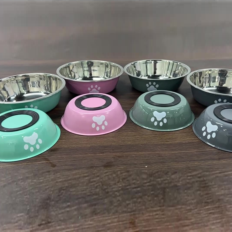 Novo aço inoxidável cão bacia  - Baby Food Cat avaliação e preço