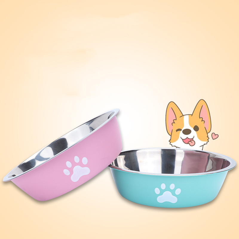 Novo aço inoxidável cão bacia  - Baby Food Cat avaliação e preço