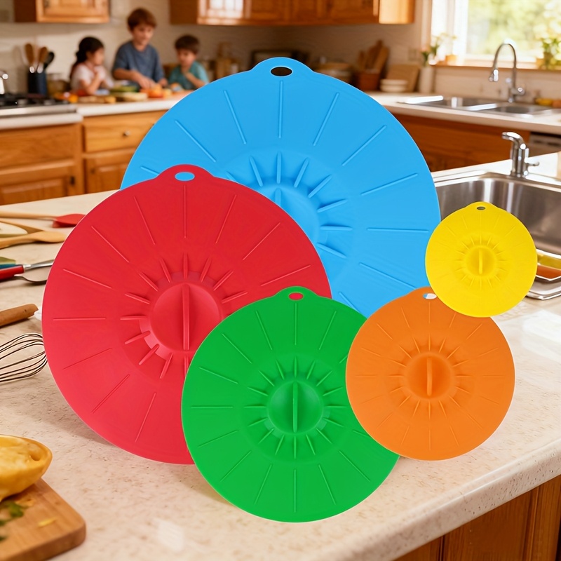 Conjunto de 5 Tampas de Silico - Silicone Suction Bowl avaliação e preço