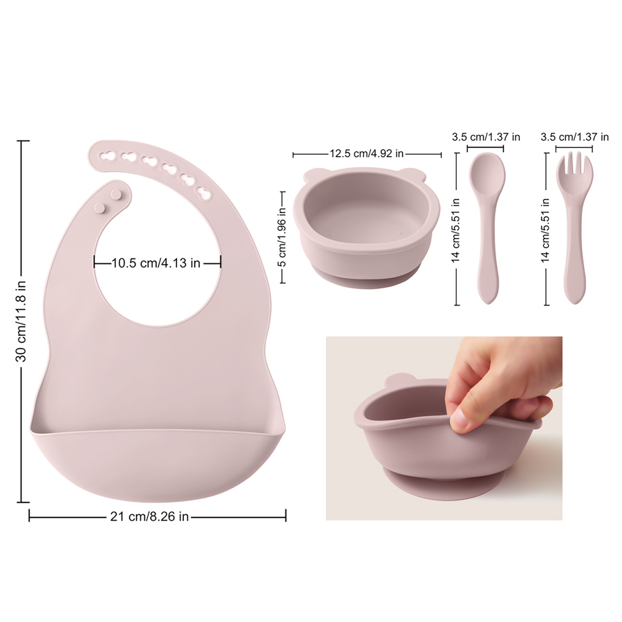 Louça de silicone infantil, co - Silicone Suction Bowl avaliação e preço