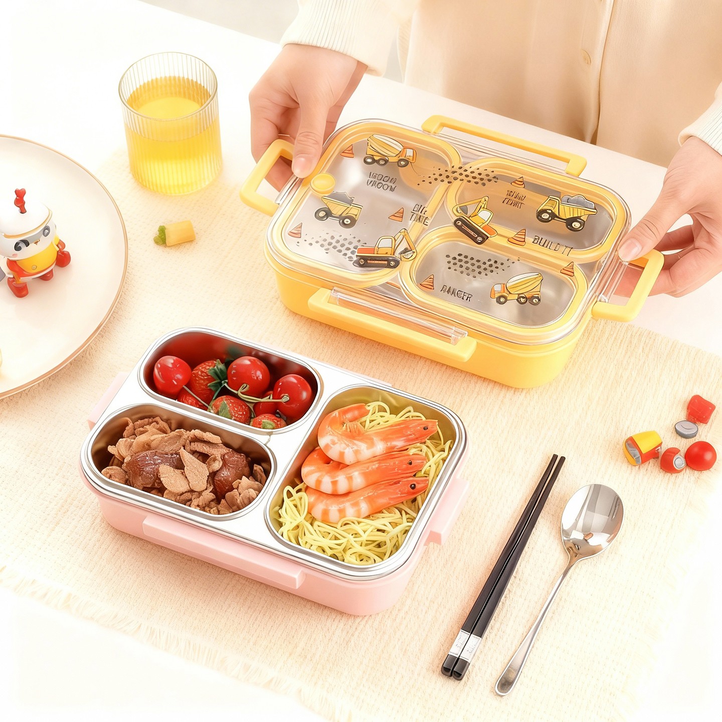 Lancheira Infantil Grande Capa - Baby Food Container avaliação e preço